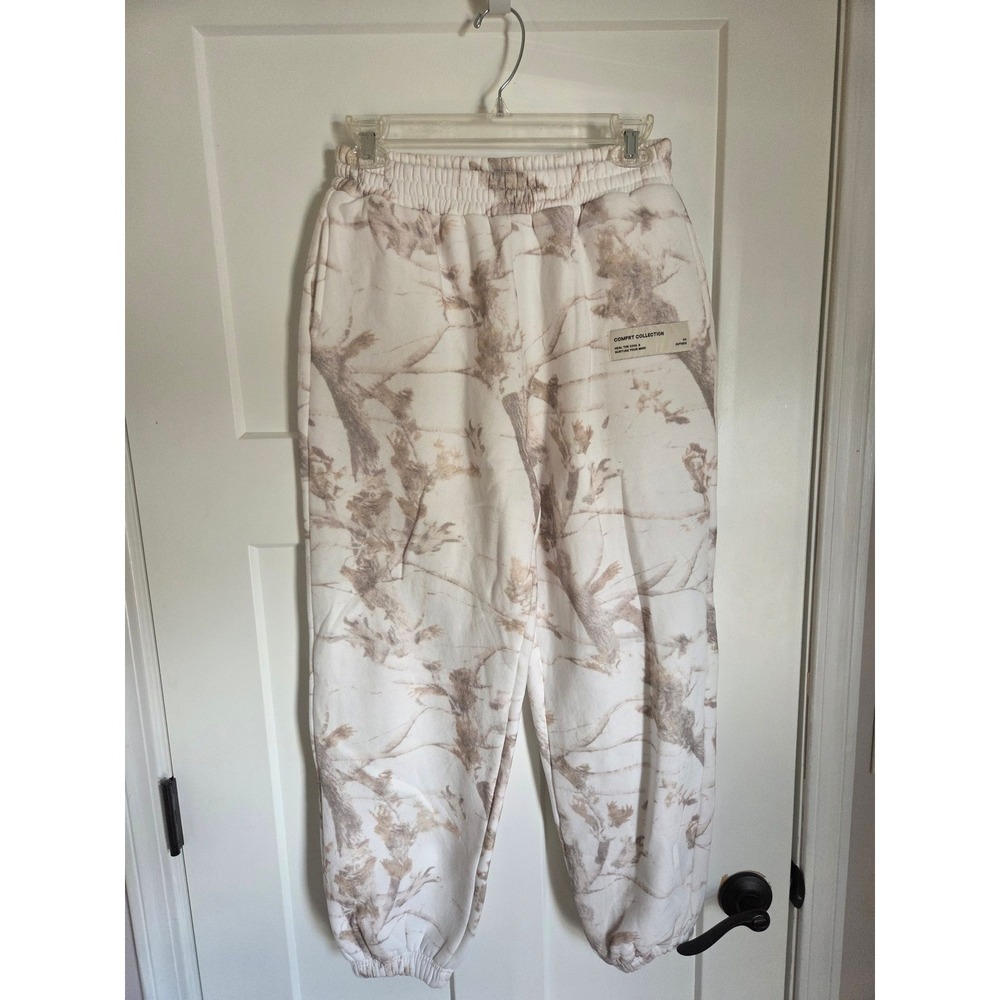 Comfrt The Camo Kids Sweatpants in White Oak XL